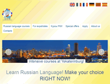 Tablet Screenshot of learn-russian-language.com